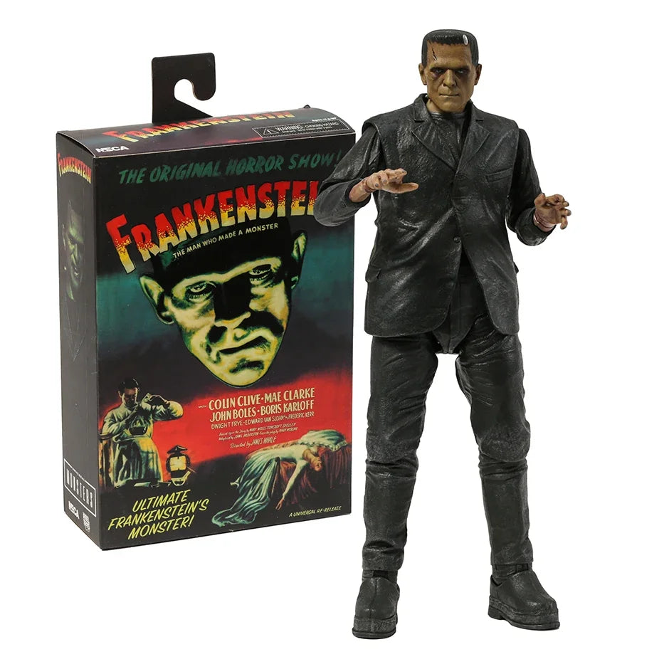 NECA Universal Monsters Ultimate Frankenstein Action Figurine Collectible Model Toy Halloween Horror Move Figure