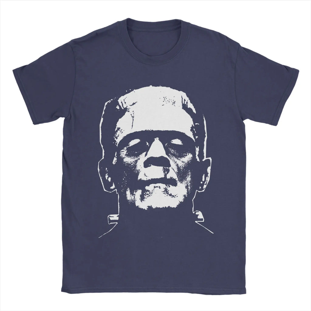 Frankenstein T-Shirts Horror Halloween Monster Novelty Cotton Tees Round Neck Short Sleeve T Shirts New Arrival Clothes