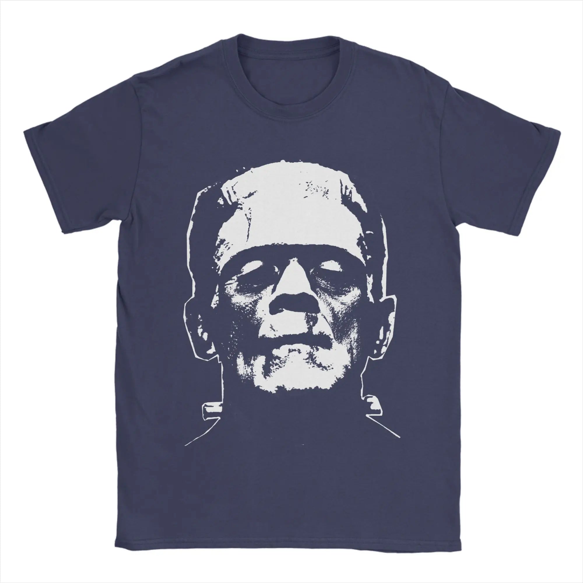Frankenstein T-Shirts Horror Halloween Monster Novelty Cotton Tees Round Neck Short Sleeve T Shirts New Arrival Clothes