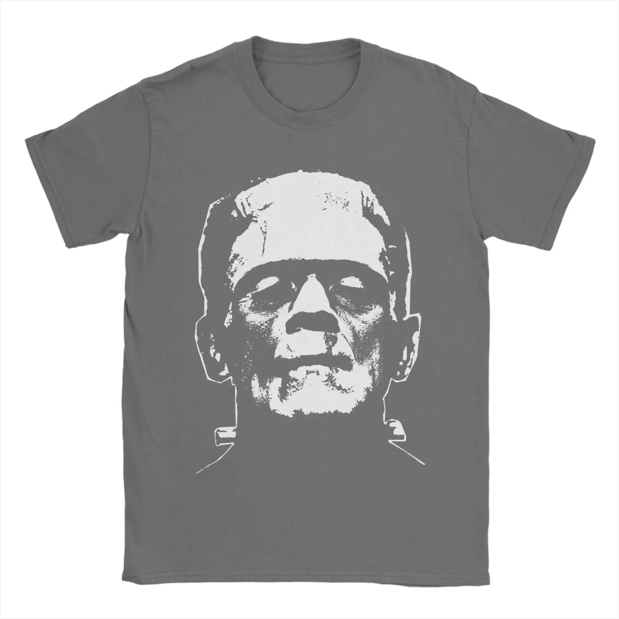 Frankenstein T-Shirts Horror Halloween Monster Novelty Cotton Tees Round Neck Short Sleeve T Shirts New Arrival Clothes