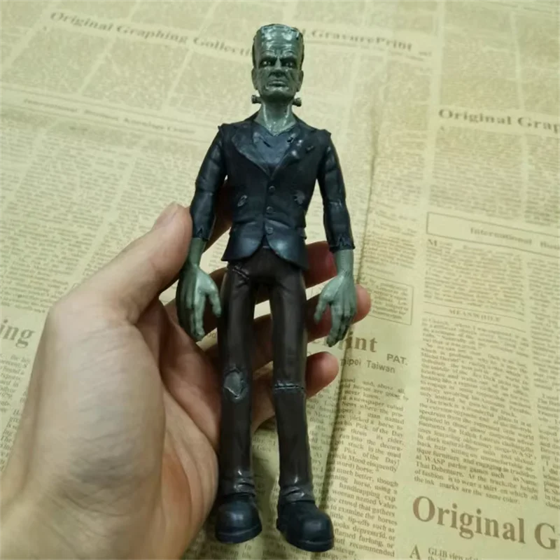 8-18cm Cartoon classic monsters frankenstein action figure Doll hard PVC collection werewolf model toy
